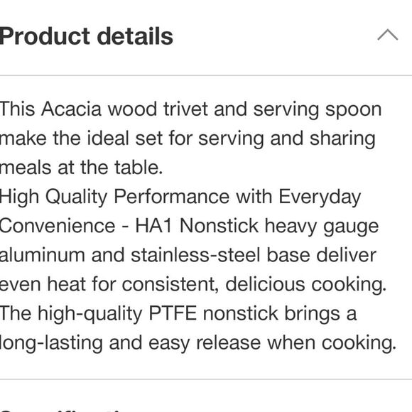 All-Clad HA1 Nonstick 6QT Dutch Oven w/Lid, Acacia Wood Trivet, & Spoon - Picture 5 of 9